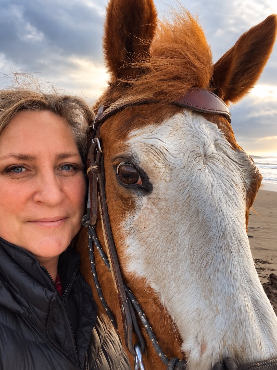 Shanti Bohlman with Whiskey, reflecting the sacred connection at the roots of Ascension Alchemy